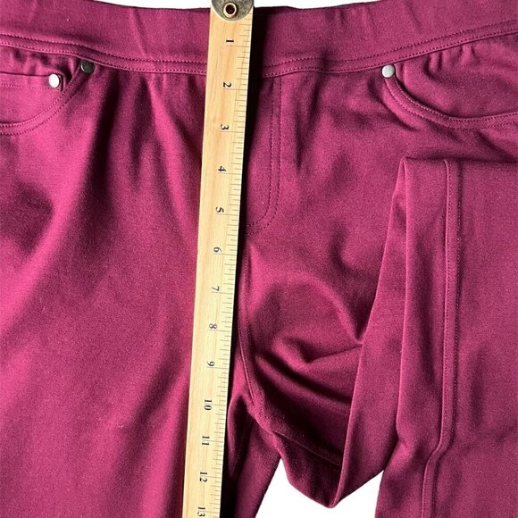 Tahari Elements Burgundy Red Casual Women’s Dress Pants. Size Medium - Picture 8 of 9